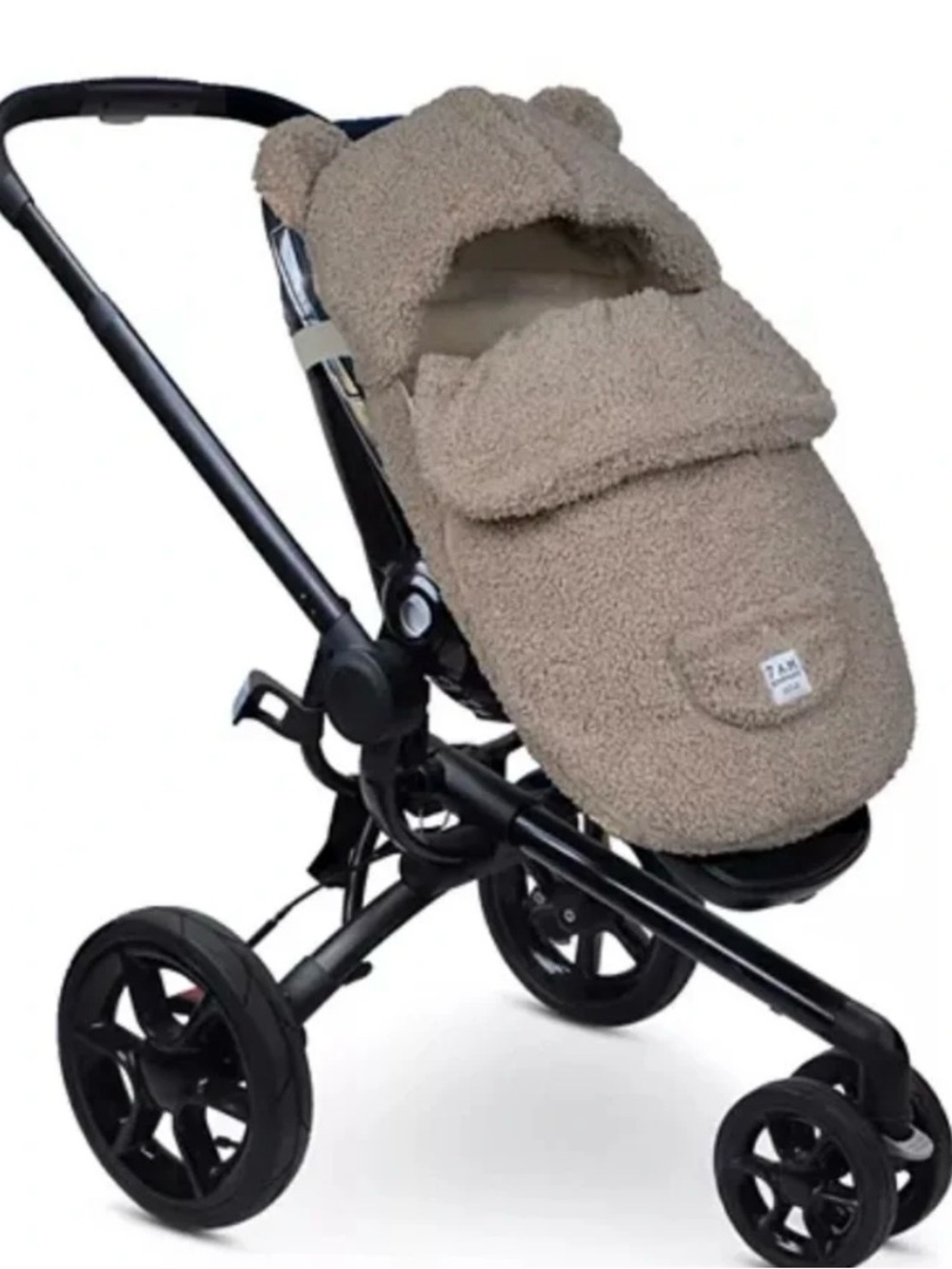 Teddy Sherpa Stroller Footmuff - Beige